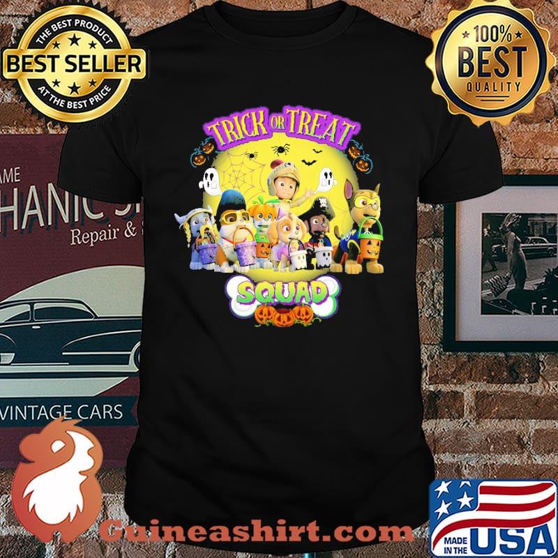 Treat Or Trick Squad Pumpkin Halloween p patrol custom shirt