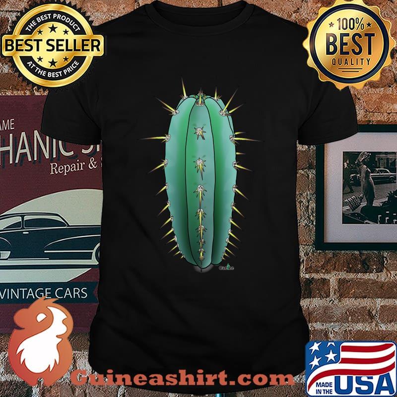 Trichocereus Peruvianus Sharxx Blue Cactus T-Shirt