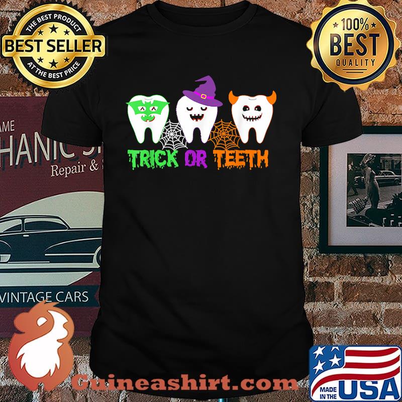 Trick Or Teeth Dental Halloween T-Shirt
