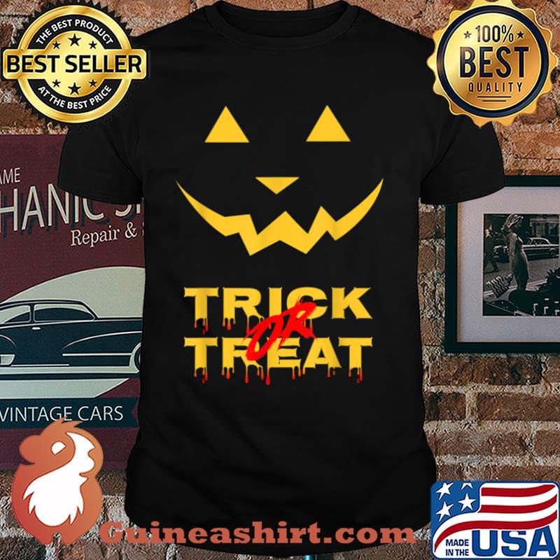 Trick Or Treat Funny Pumpkin Halloween Shirt