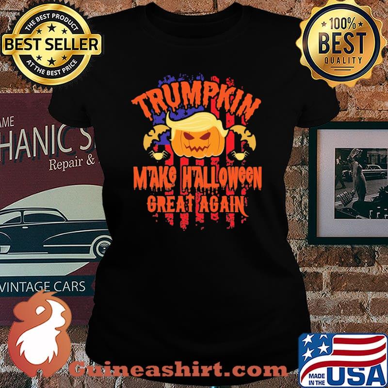 Trumpkin Make Halloween Great Again Pumpkin Shirt Laides tee
