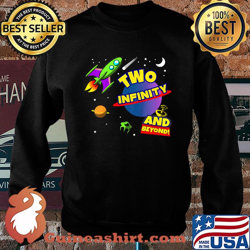 Two Infinity And Beyond 2nd Birthday Boys T-Shirt Sweater