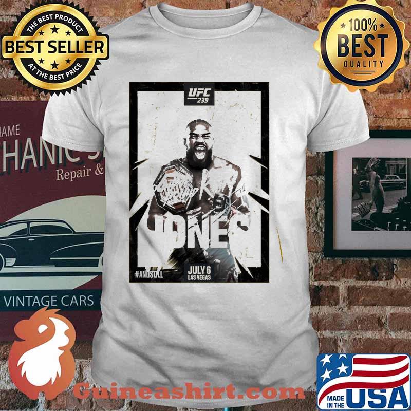 UFC 239 Men's Jon Jones pound for pound king July 6 Las Vegas Poster T-Shirt