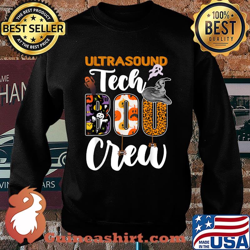 Ultrasound Tech Boo Crew Halloween Technician Matching T-Shirt Sweater
