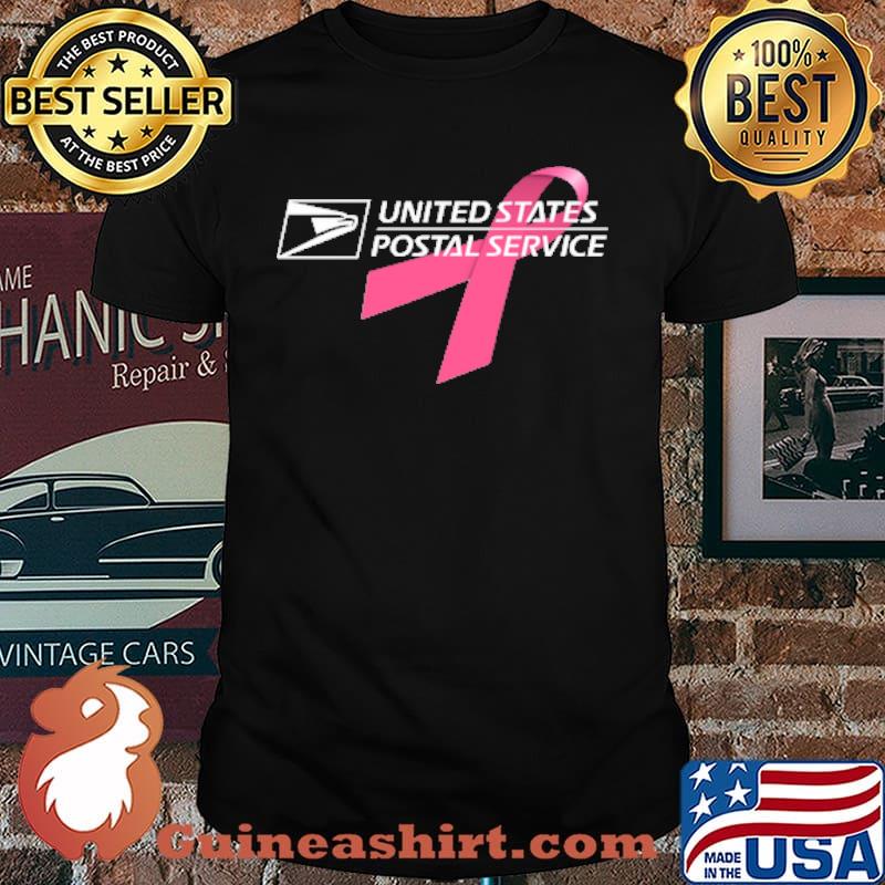 United states postal service breast cancer awareness shirt