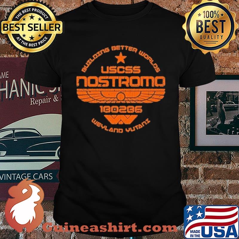 USCSS Nostromo Building Better Worlds Weyland Yutani Shirt