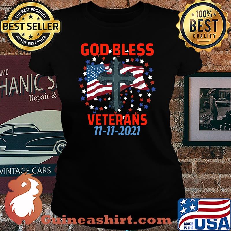 Veterans Day 2021 - Patriotic Support Veterans T-Shirt Laides tee