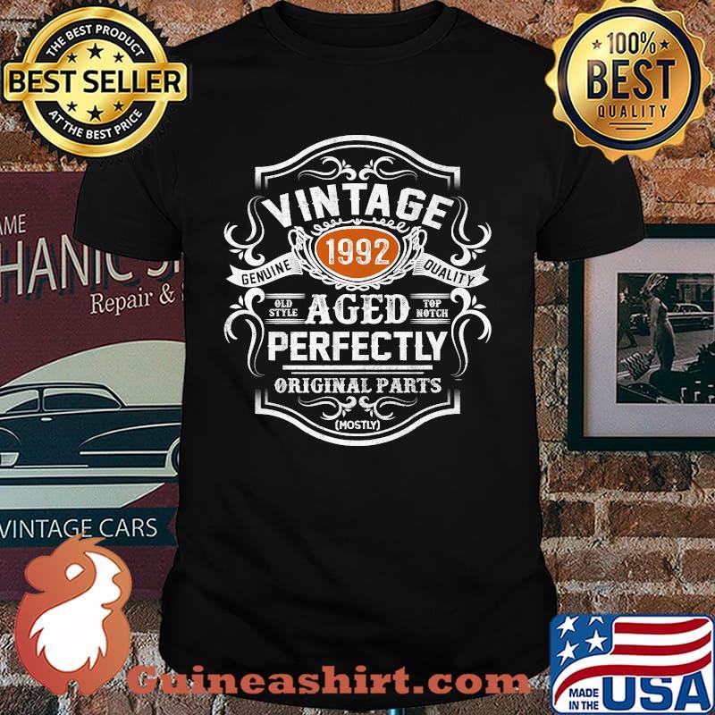 Vintage 1992 Aged Perfectly 30 Year Old Original Parts T-Shirt