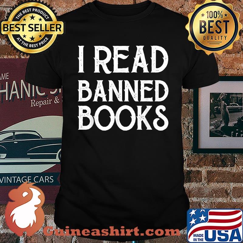 Vintage I Read Banned Books Book Lovers' Apparel T-Shirt
