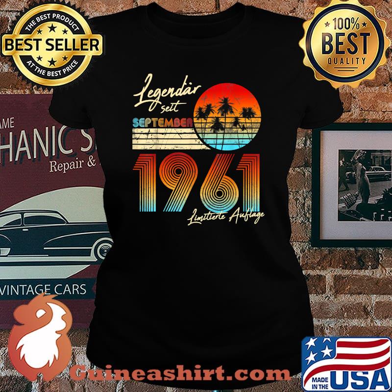 Vintage Legendary Seit September Since 1961 Limitierte Aublage T-Shirt Laides tee
