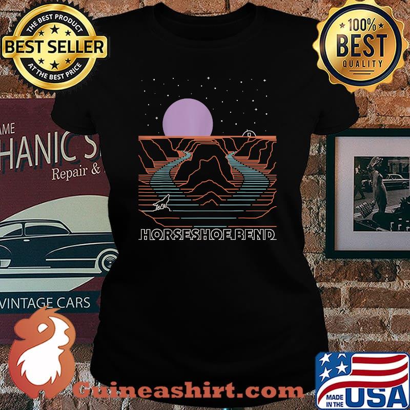 Vintage Retro Horseshoe Bend - Hiking Arizona National Park T-Shirt Laides tee
