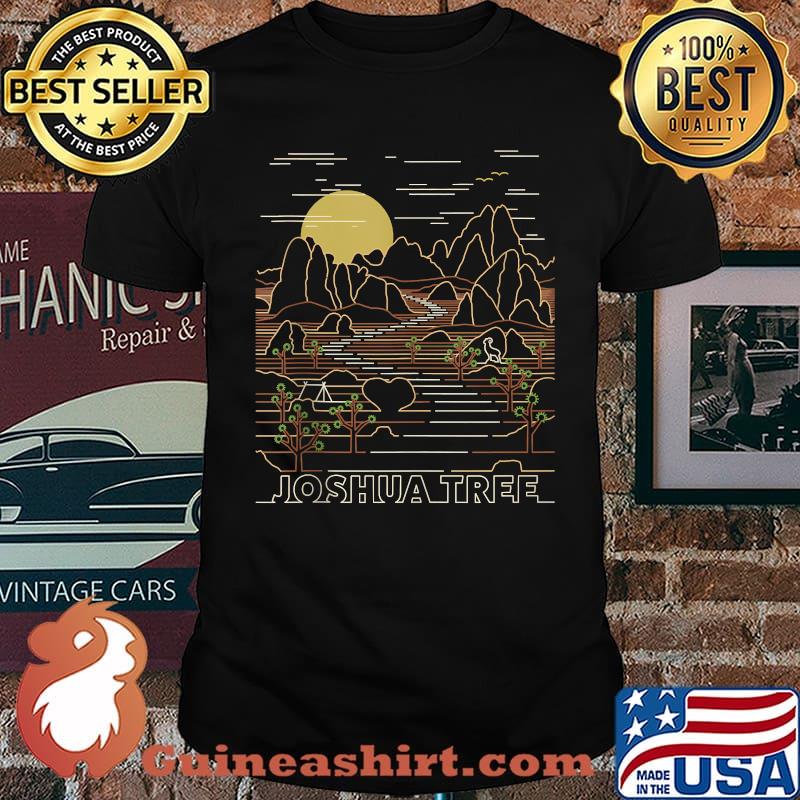 Vintage Retro Joshua Tree National Park California JTree CA T-shirt