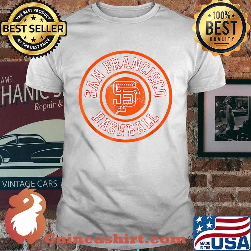 Vintage San Francisco Baseball SF The City Badge Giant T-Shirt