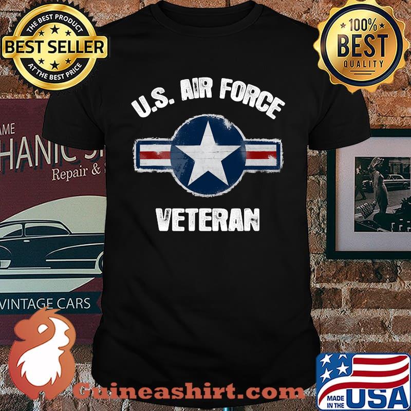 Vintage USAF Veteran - Vintage US Air Force Veteran T-Shirt