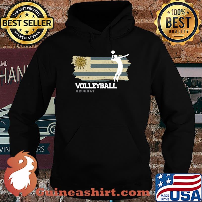 Volleyball Uruguay Flag Girls T-Shirt Hoodie