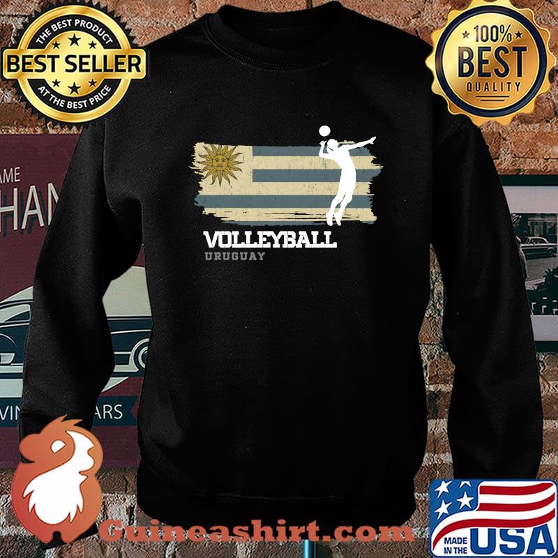Volleyball Uruguay Flag Girls T-Shirt Sweater