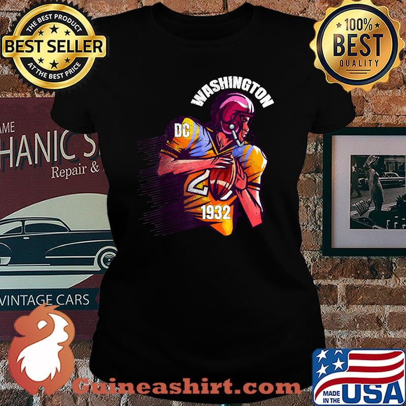 Washington DC Football Sports Team 1932 T-Shirt Laides tee