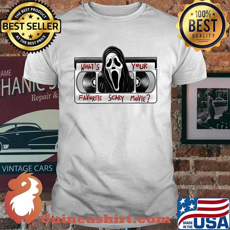 What's Your Favorite Scary Movie Ghostface Scream T-Shirt