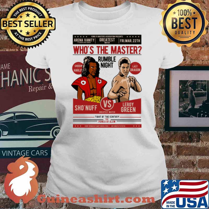 Who's The Master Rumble Night Shirt Ladies tee