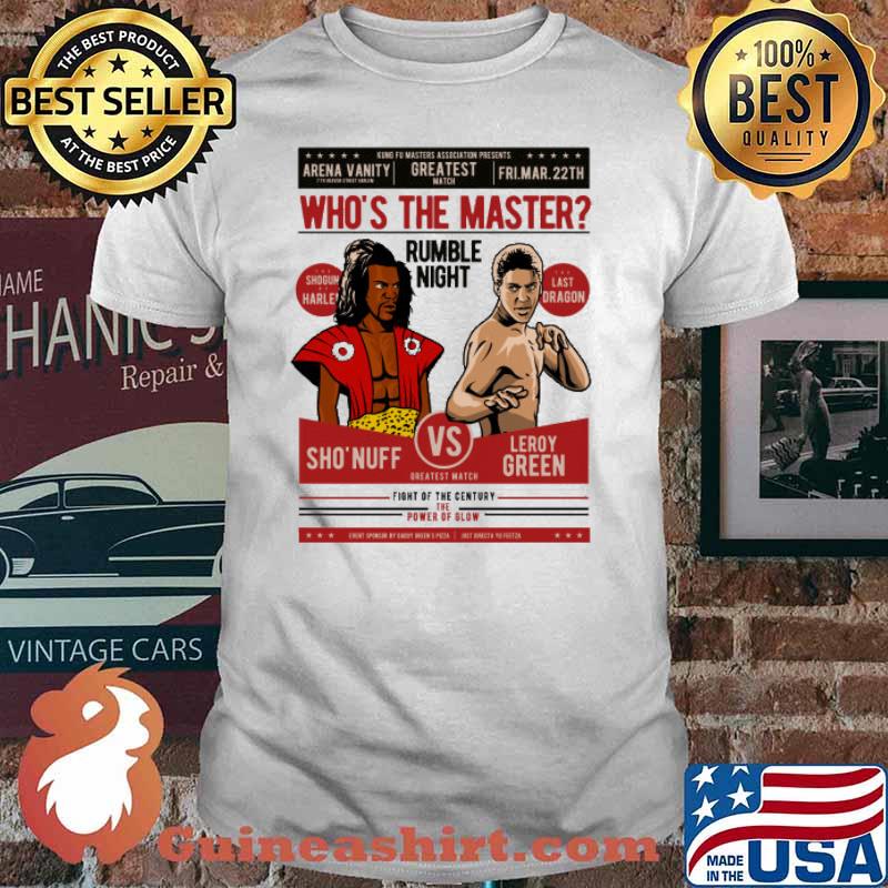 Who's The Master Rumble Night Shirt