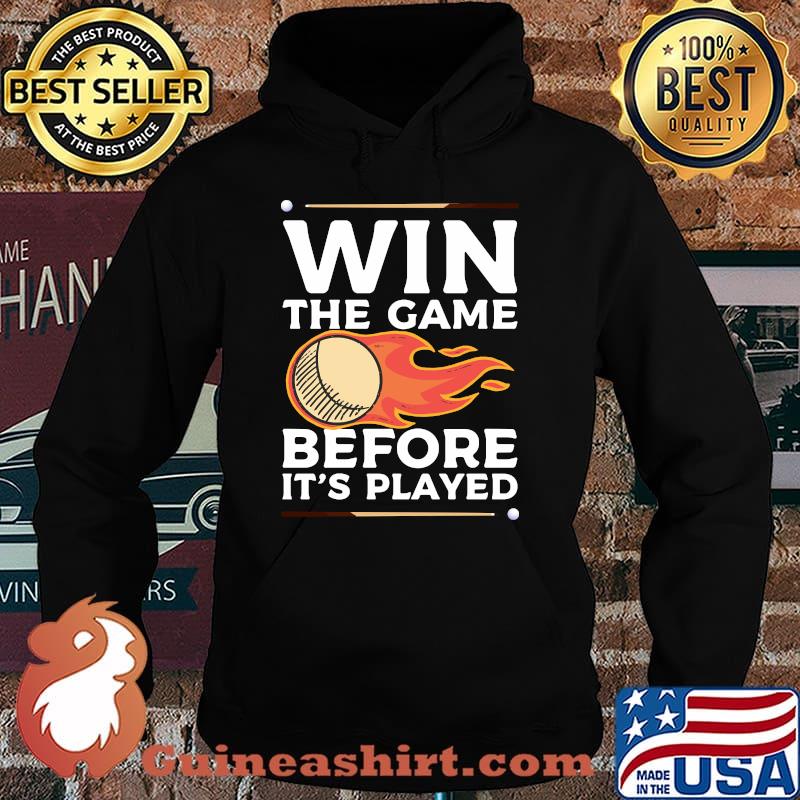 Win The Game Before It's Played Billiards Pool Player T-Shirt Hoodie