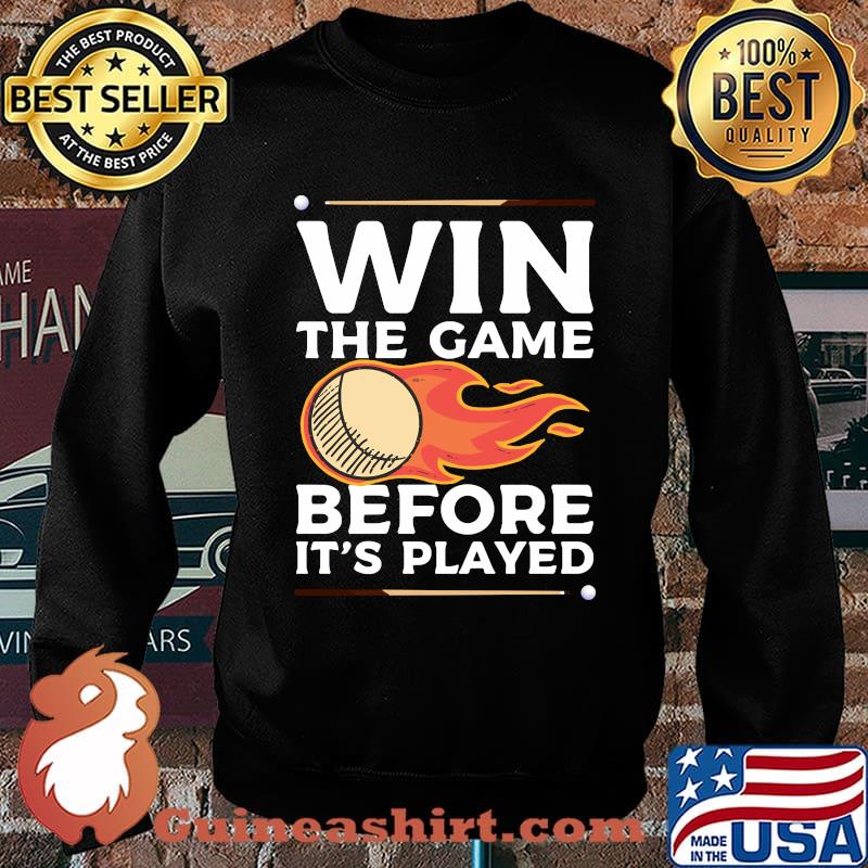 Win The Game Before It's Played Billiards Pool Player T-Shirt Sweater