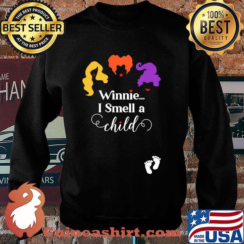 Winnie I Smell a Child Hocus Pocus Pregnancy Halloween Shirt Sweater