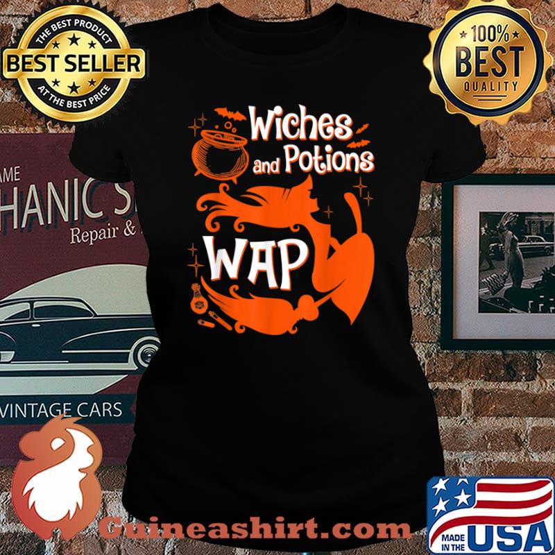 Witches and Potions Full Moon Halloween Witch WAP Shirt Laides tee