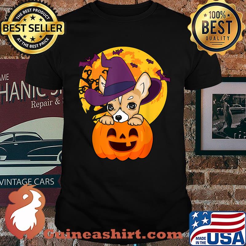 Witchy Chihuahua Halloween T-Shirt