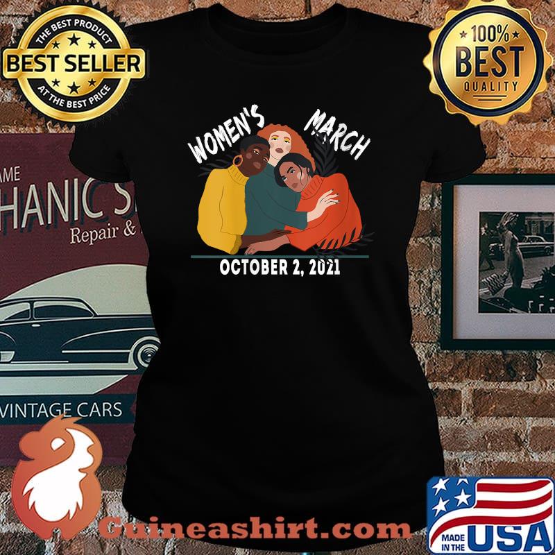 Women's March October 2021 Reproductive Rights T-Shirt Laides tee