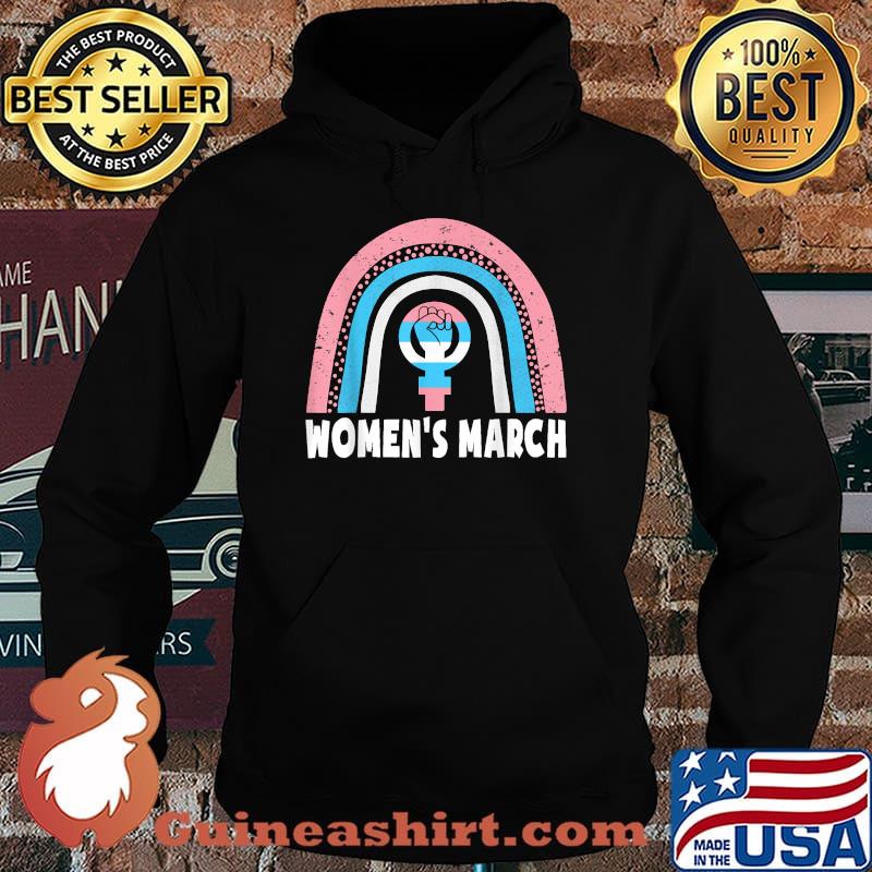 Women's March Reproductive Rights Feminist Rainbow T-Shirt Hoodie