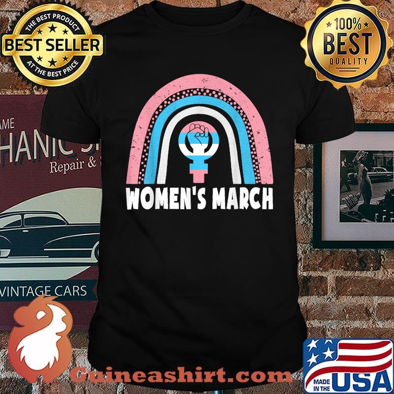 Women's March Reproductive Rights Feminist Rainbow T-Shirt