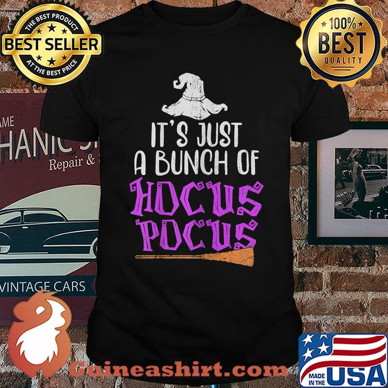 Womens It's Just a Bunch of Hocus Pocus Halloween T-Shirt