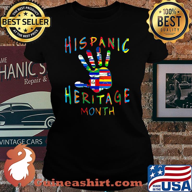 Womens National Hispanic Heritage Month T Shirt Laides tee