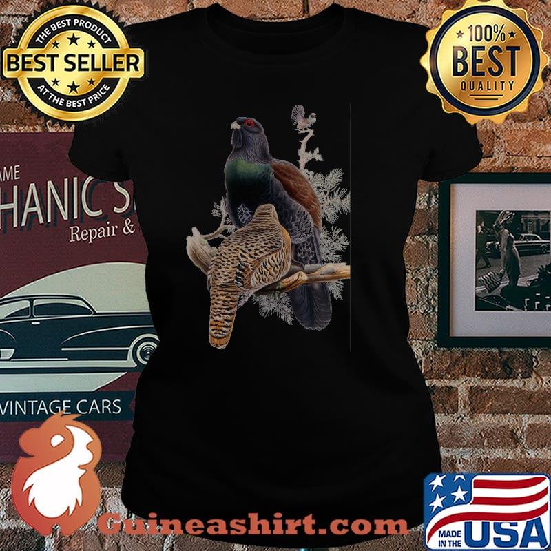 Wood Grouse Bird Shirt Laides tee