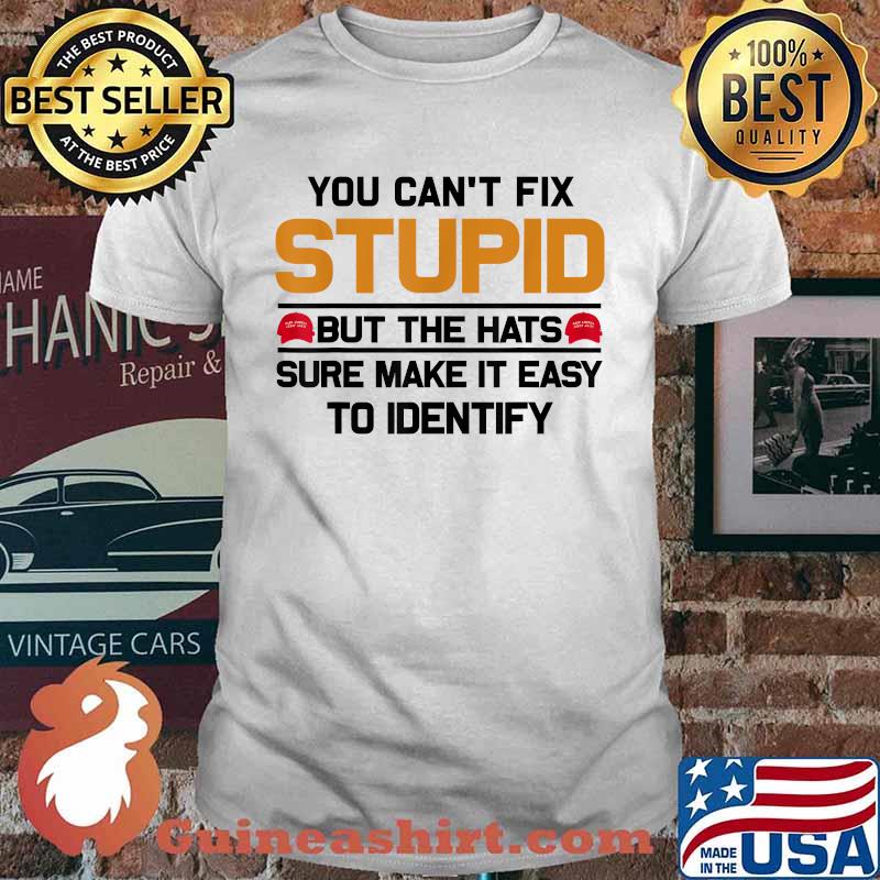 You Can't Fix Stupid But The Hats Sure Make It Easy To Indentify T-Shirt