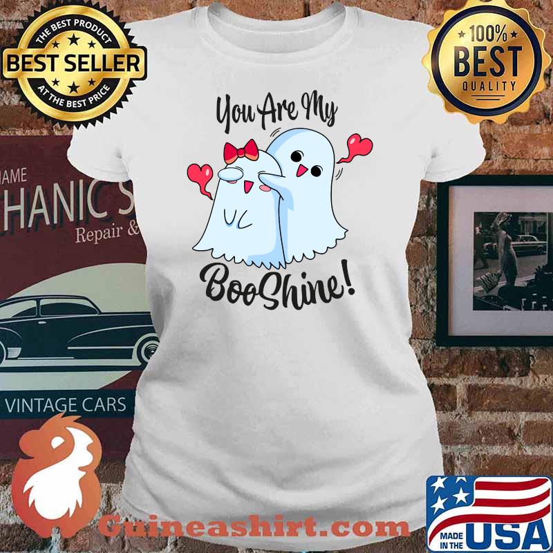 You're My Boo Shine Ghosts Heart Couples Halloween T-Shirt Ladies tee