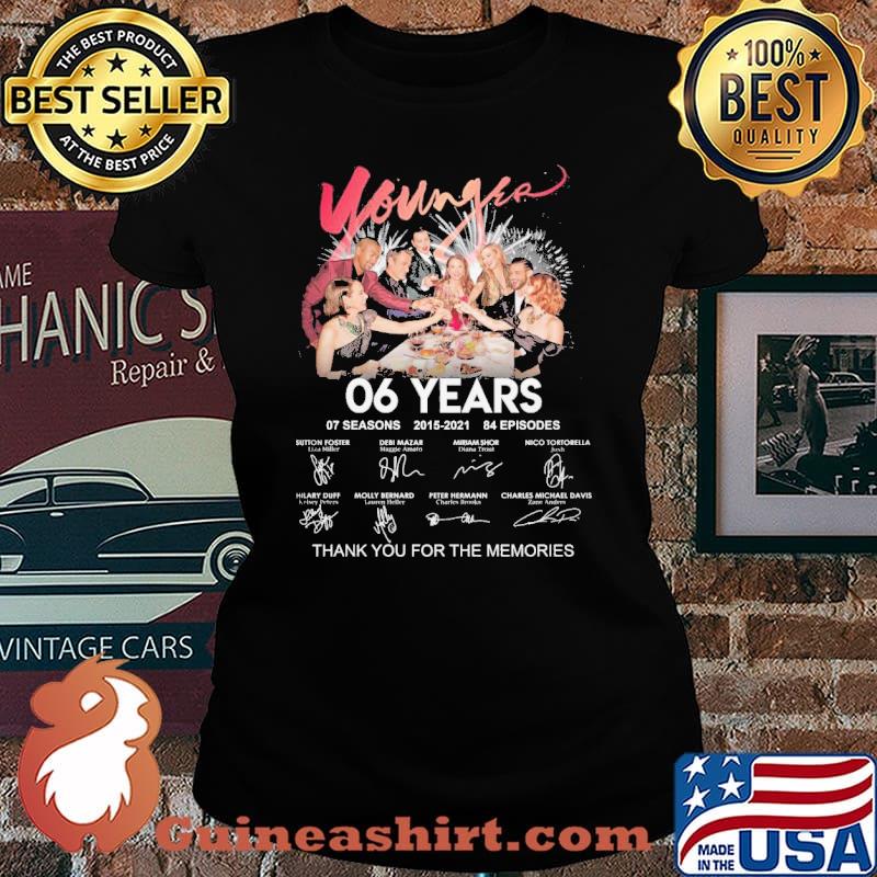 Younger 06 years thank you for the memories signatures s Laides tee