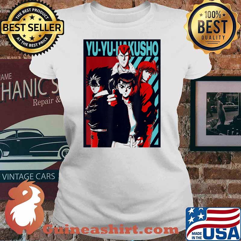 Yuyus Arts Hakushos Fan Anime Hiei Tee Arts Graphic Japanese T-Shirt Ladies tee