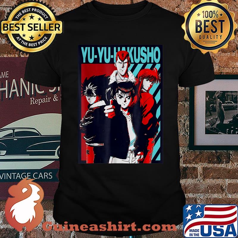 Yuyus Arts Hakushos Fan Anime Hiei Tee Arts Graphic Japanese T-Shirt