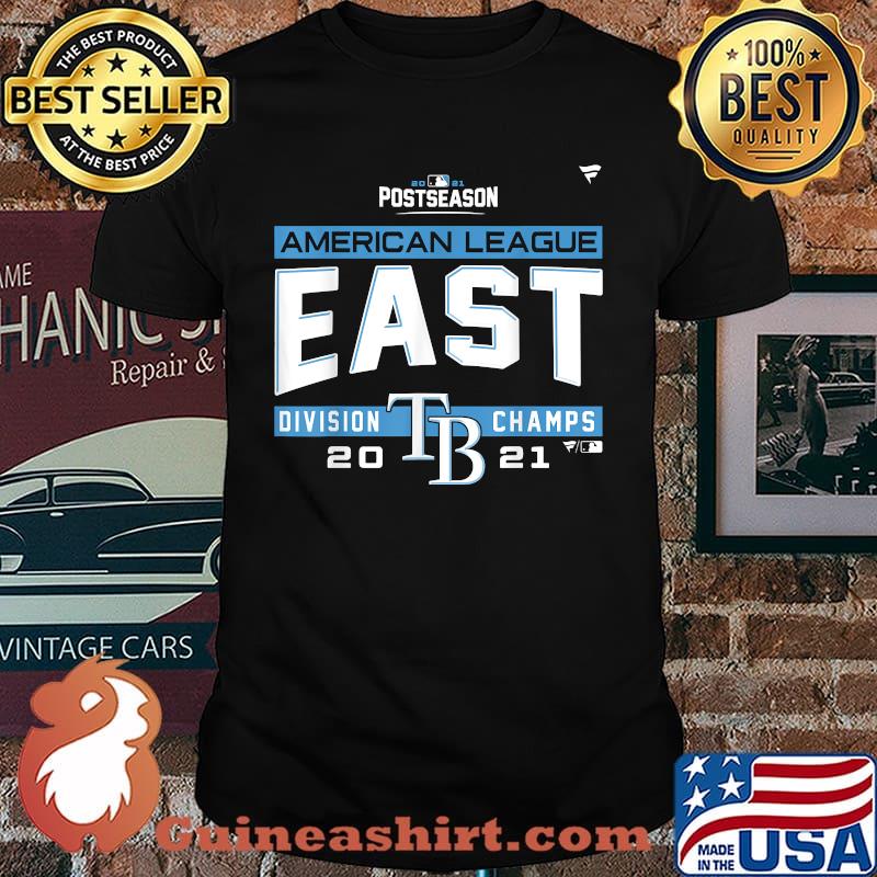 2021 AL East Champions Rays Locker Room Officially T-Shirt