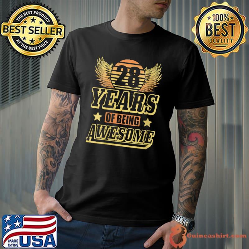 28th Birthday Women Men 28 Years 28th Birthday T-Shirt