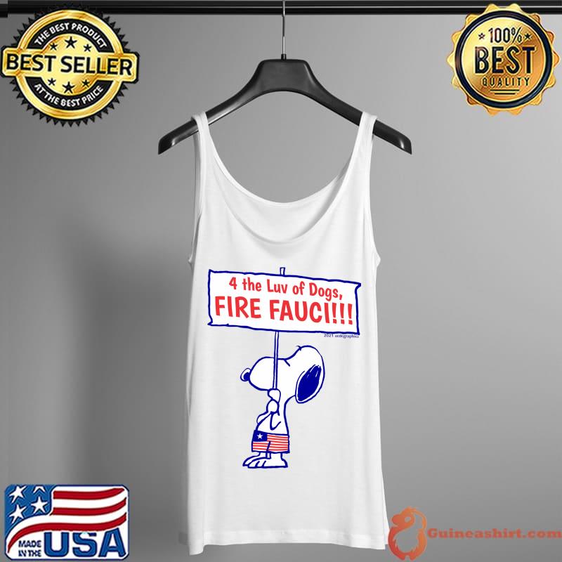 4th Luv of dogs fire fauci snoopy Save the Beagles! Classic T-Shirt Tank Top