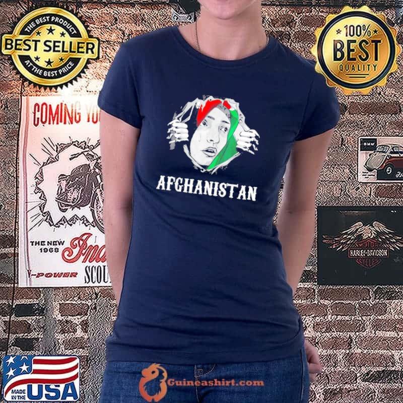 Afghanistan Woman I Love Afghanistan Afghans Flag Shirt Ladiestee