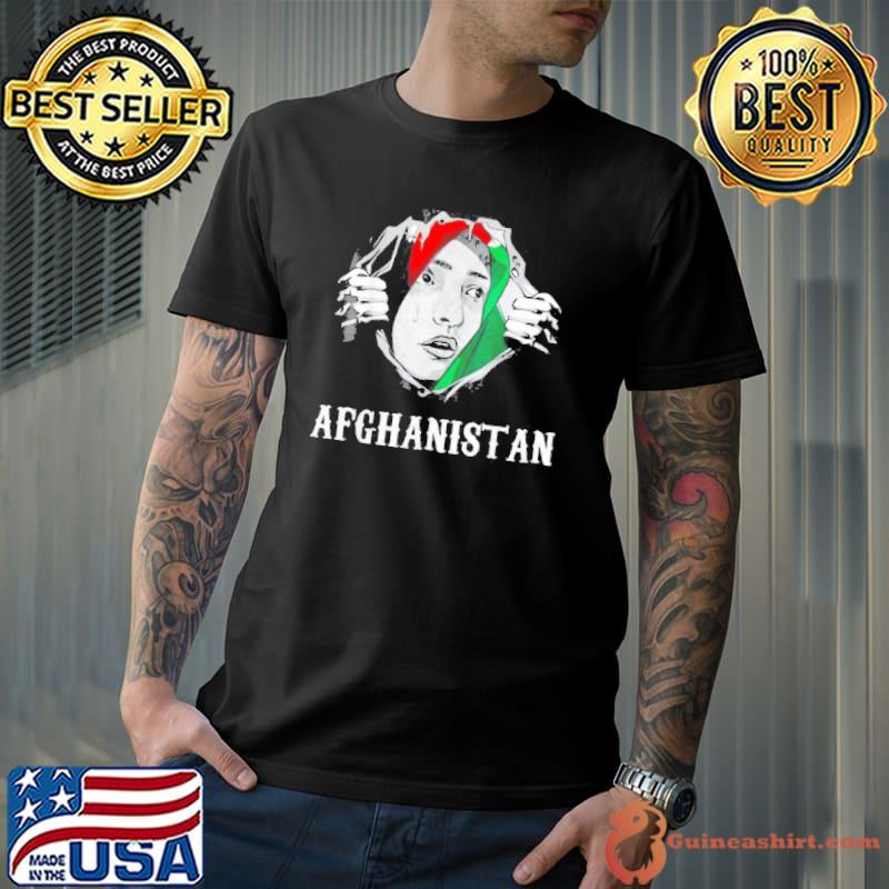Afghanistan Woman I Love Afghanistan Afghans Flag Shirt Unisex