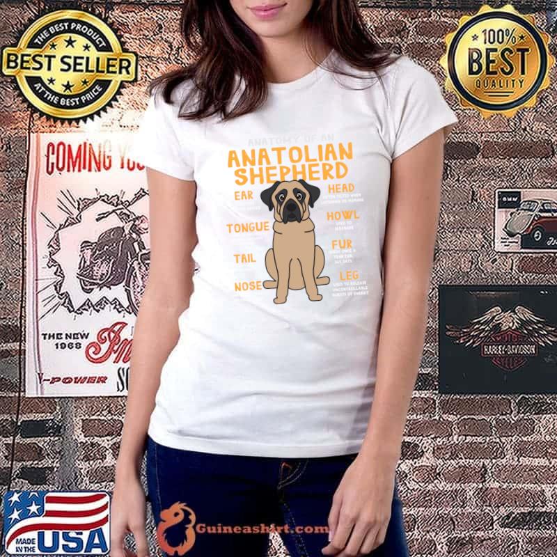 The Anatomy of A Pug Shirt Women Shirt Women T-shirt Women 