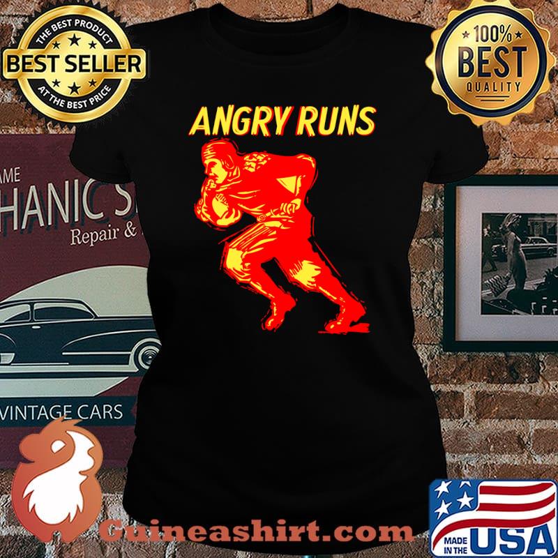 Angry Runs Football T-Shirt Laides tee