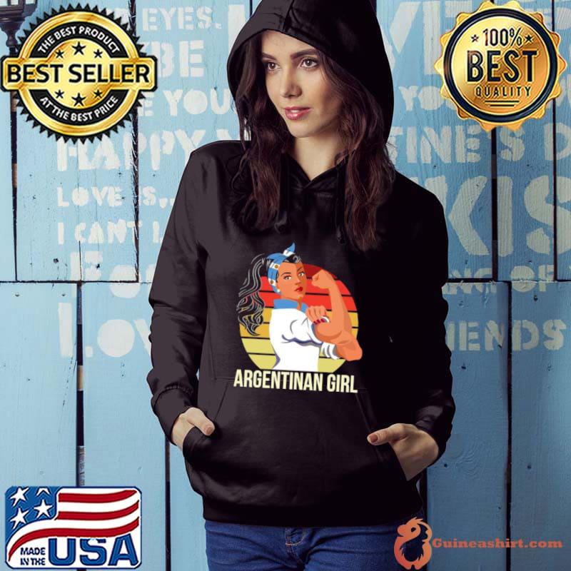 Argentina Flag Argentinan Girl Shirt