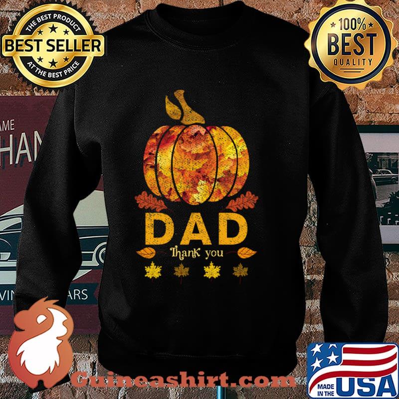 Autumn Fall Outfit dad Thank you, Pumpkin design T-Shirt Sweater