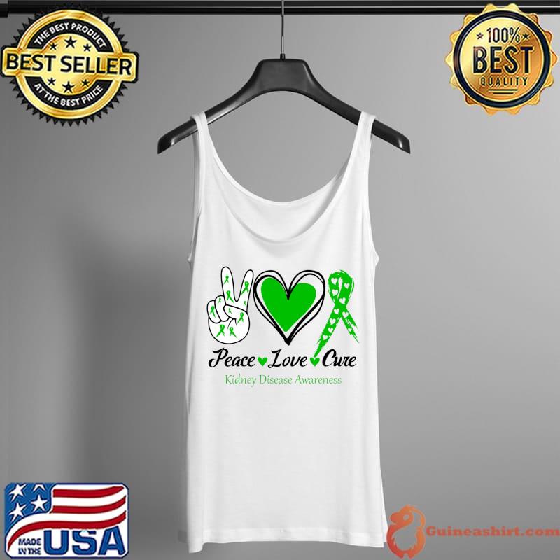 Awesome peace Love Cure Kidney Disease Awareness Classic T-Shirt Tank Top